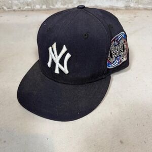 New Era 59FIFTY New York Yankees 2000 Subway Series Side Patch Fitted Hat Size 7